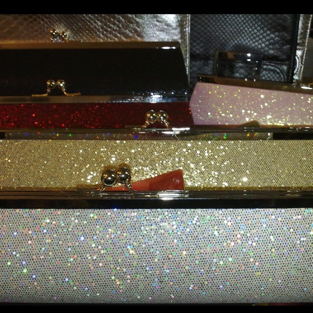 Bridal Express Sparkle Glam Clutch Purse